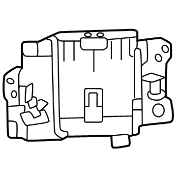 Toyota 52537-30060 Lower Bracket, Front Passenger Side