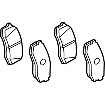 Toyota 04466-02340 Rear Pads