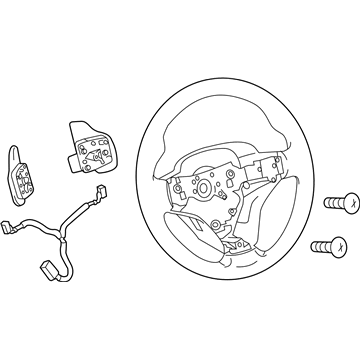 Toyota Steering Wheel - 45100-07440-C0