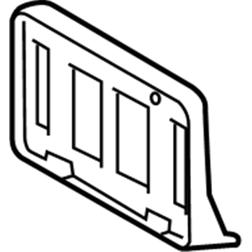 Toyota 75101-0C011 License Bracket, Front