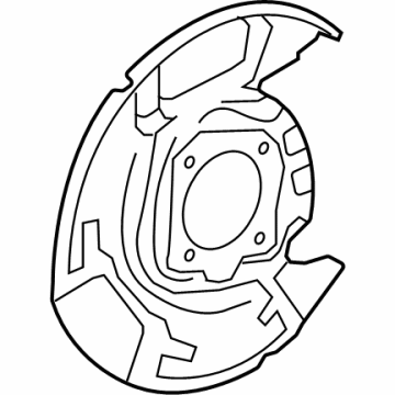 Toyota Sequoia Backing Plate - 47782-0C040