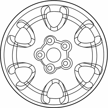 Toyota RAV4 Spare Wheel - 42611-42020