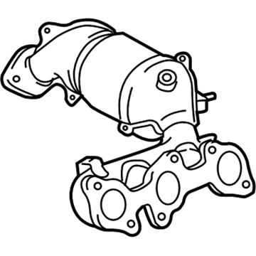 Toyota 17140-20120 Exhaust Manifold, Passenger Side