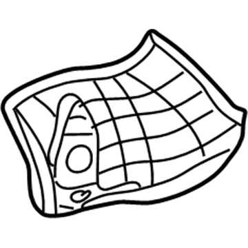 Toyota 63438-17010 Side Cover, Passenger Side