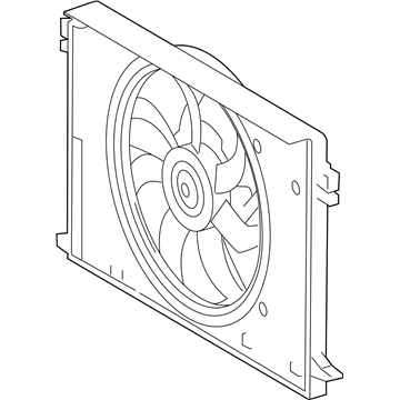 Toyota RAV4 Cooling Fan Assembly - 16360-F0070