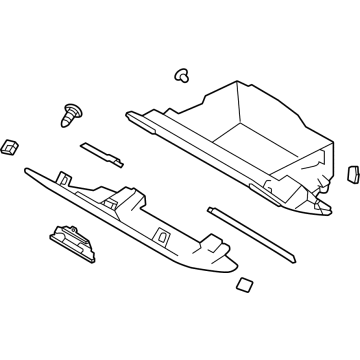Toyota GR86 Glove Box - SU003-11180