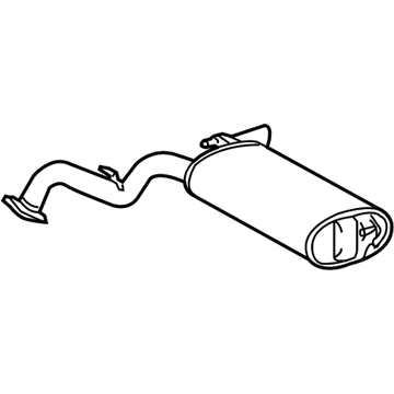 Toyota Matrix Muffler - 17430-0D440