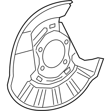 Toyota Prius AWD-e Backing Plate - 47804-06010