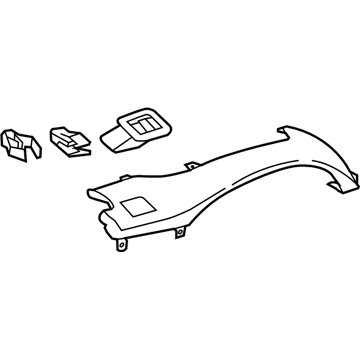 Toyota 55011-06010-C1 Upper Trim Panel