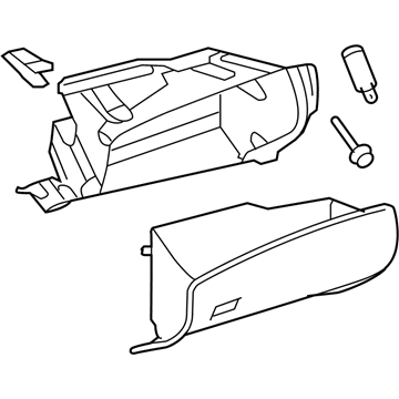 Toyota Glove Box - 55303-48151-C0