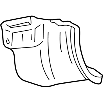 Toyota 62111-20290-B1 Cowl Trim, Passenger Side