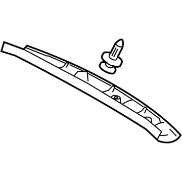 Toyota 67939-0R030-C0 Glass Trim, Center