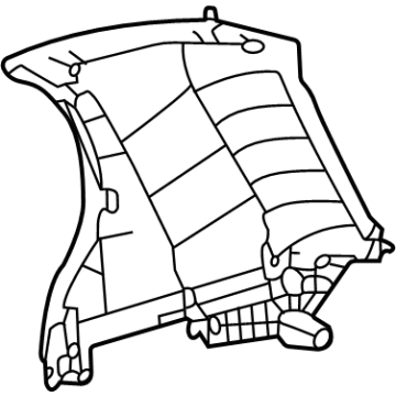 Toyota 62560-08100-B0 Pillar Trim