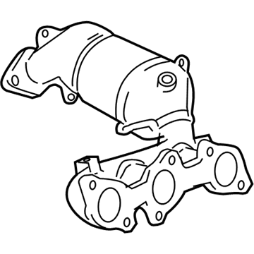Toyota 25051-20040 Exhaust Manifold, Passenger Side