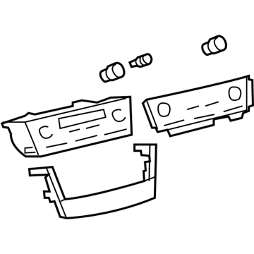 Toyota A/C Switch - 55900-06290