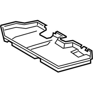 Toyota 72907-60131-B0 Under Cover