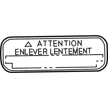 Toyota 74559-33030 Fuel Label