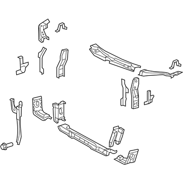Toyota Camry Radiator Support - 53210-06122