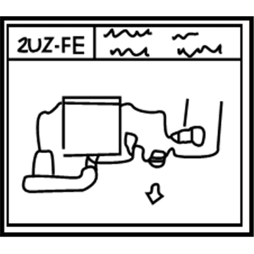 Toyota 17792-50191 Vacuum Diagram