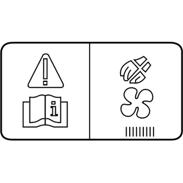 Scion 16793-WB001 Fan Label