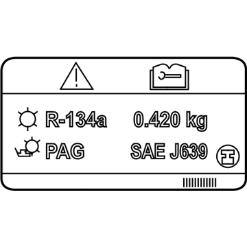Scion 88723-WB001 A/C Label