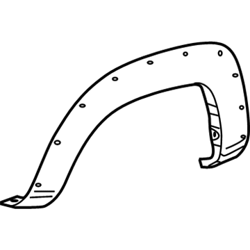 Toyota 75873-04030 Flare, Passenger Side