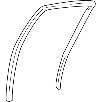 Toyota Echo Window Run - 68152-52040