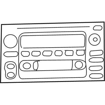 Toyota 86120-08130 AM/FM Cd Cass