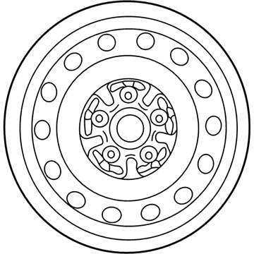 Toyota Sienna Spare Wheel - 42611-08010