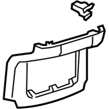 Toyota 58904-08020-B0 Rear Cover, Gray