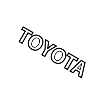 2012 Toyota RAV4 Emblem - 75441-42050