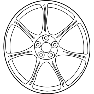 Scion PTR18-21070 Wheel, Alloy
