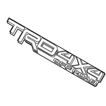 Toyota 75996-04080-A0 Decal
