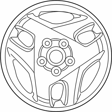 1999 Toyota RAV4 Spare Wheel - 42611-42050