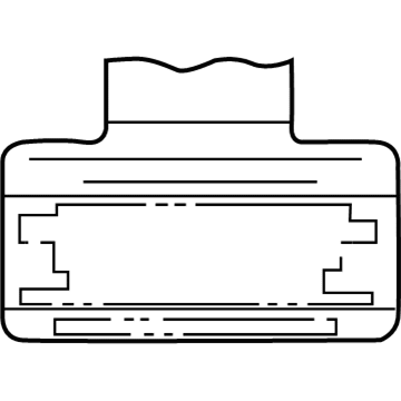 Toyota 74599-0E020 Air Bag Label