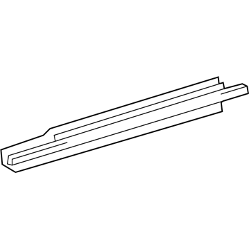 Toyota 75720-06130 Belt Molding, Driver Side