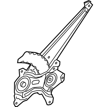 Toyota Prius AWD-e Window Regulator - 69803-47020