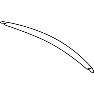 Toyota 76871-52110-A0 Spoiler, White, Rear