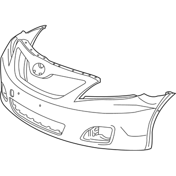 Toyota 52119-06958 Bumper Cover, Front Driver Side