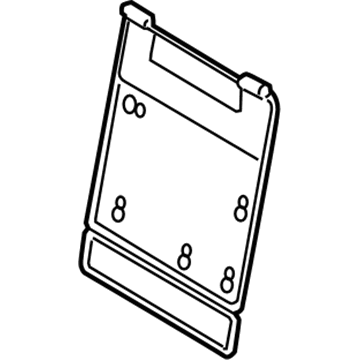 Toyota 71087-0C010-B0 Seat Back Panel