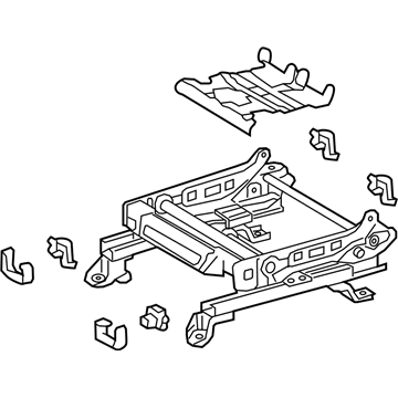 Toyota 71110-06140 Seat Adjust Assembly
