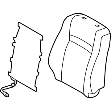 Toyota 71073-06F30-A1 Seat Back Cover