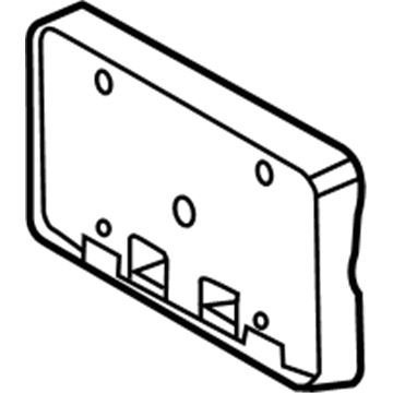 Toyota 75101-07030 License Bracket, Front
