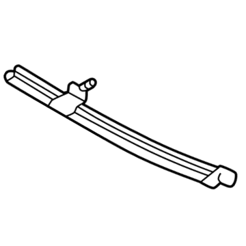 Toyota 67402-04010 Guide Channel, Front Lower Driver Side