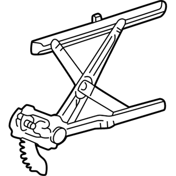 Toyota 69810-04080 Window Regulator, Passenger Side