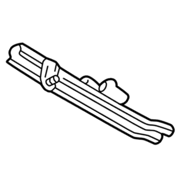 Toyota 67403-04010 Guide Channel, Rear Lower Passenger Side