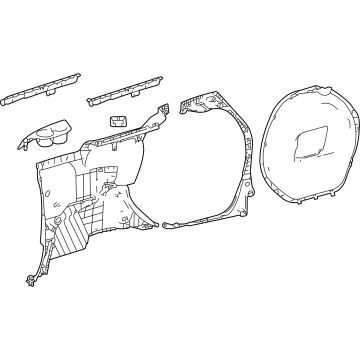 Toyota 62520-08470-B0 Lower Trim