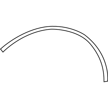 Toyota 53853-0R020 Wheel Opening Molding Pad, Front
