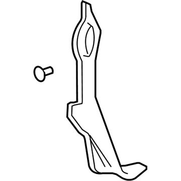 Toyota 53827-52100 Protector, Passenger Side