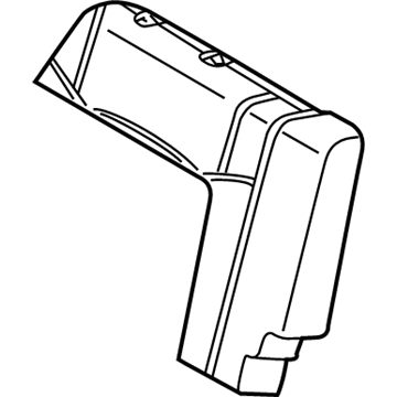 Toyota 79375-60130 Seat Back Pad, Passenger Side